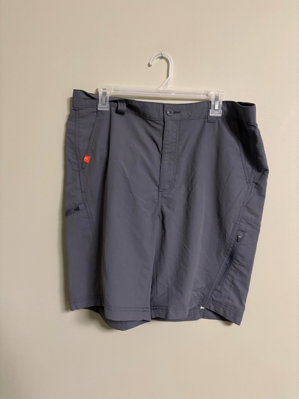 American Outdoorsman Nylon Shorts Grey Hiking Fishing Outdoor Men Size Large New